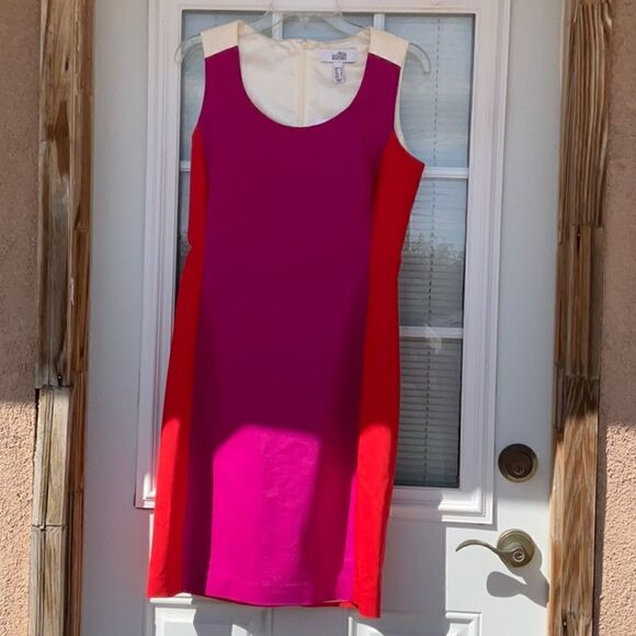 🔥 Take 50% OFF- Belle Badgley Mischka Colorblock Dress, Size-8 - Picture 10 of 10
